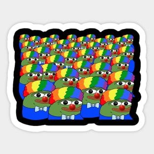 Clown Pepe Group - Honk Honk Group - Clown Pepe Honk Honk - Meme Sticker